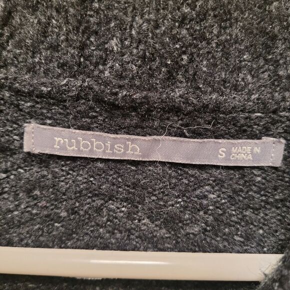 Rubbish Charcoal-Gray Sweater - Picture 2 of 2
